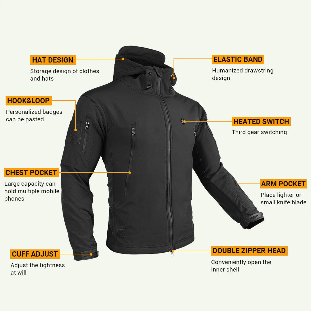 Nordic™  | Veste chauffante SOFTSHELL